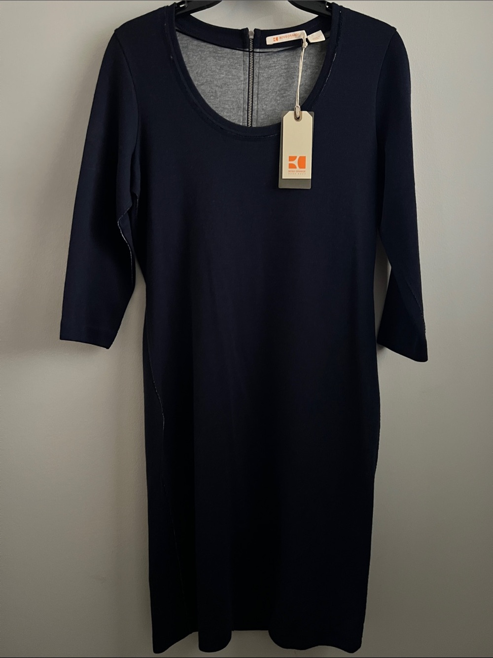 Classic Navy Women's Scoop Neck Dress